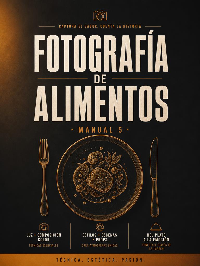 Portada del Manual de Fotografía de Alimentos